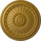 Ekena Millwork Brunswick Ceiling Medallion (Fits Canopies up to 4 1/2"), Hnd-Painted Pharaohs Gold, 27"OD x 2 1/2"P CM27BRPGS - alternate 1